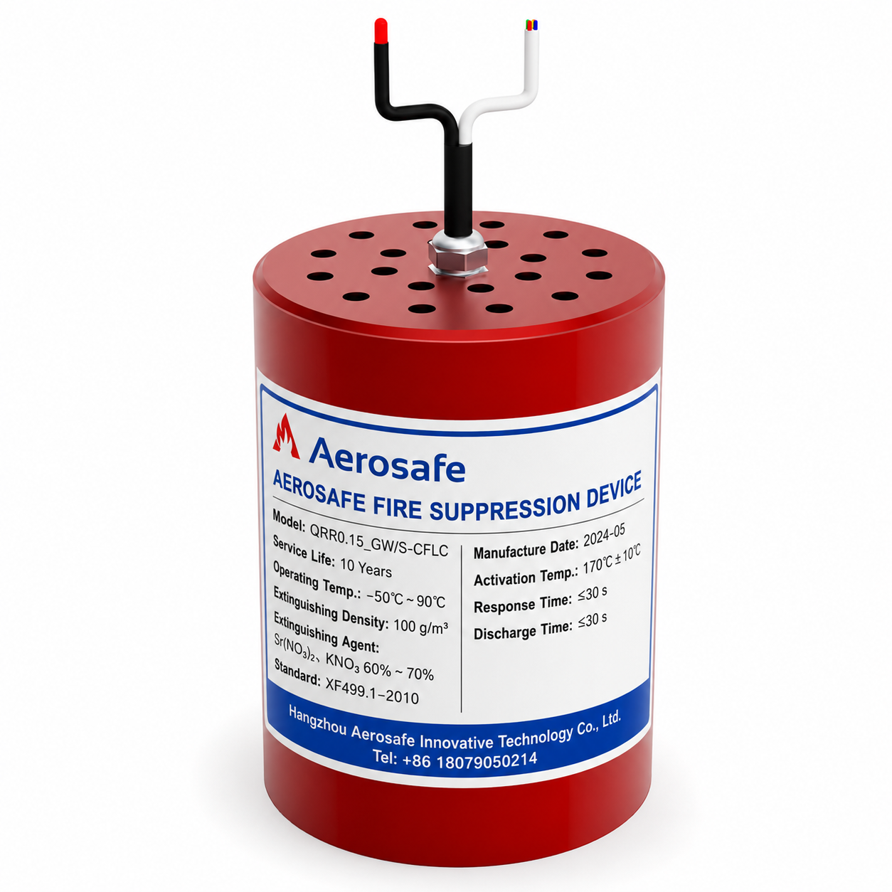 CFLC Self Sensing Fire Extinguishing Device Gas Extinguishing Device Aerosol Fire Extinguishing Device for electrical cabinet